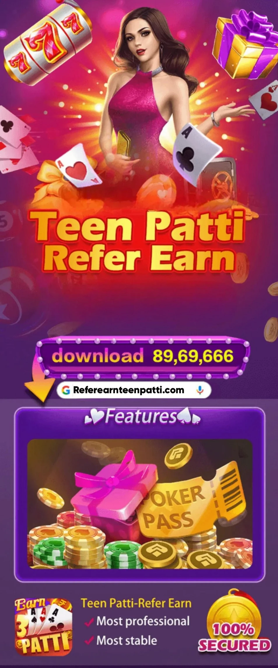 Teen Patti Refer Earn New Version